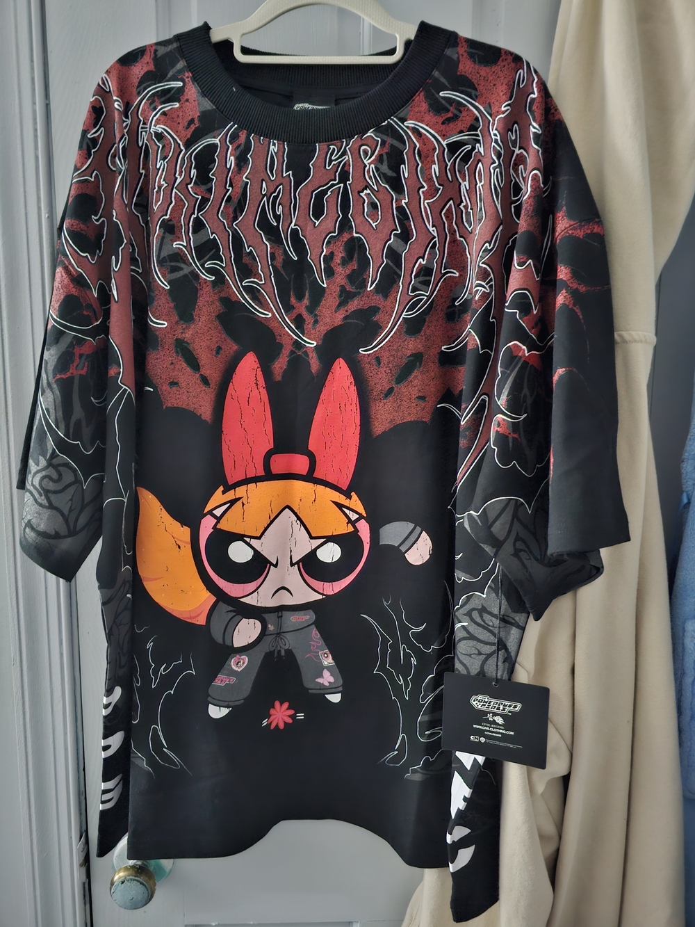 Civil Regime x The Powerpuff Girls Blossom Oversized Shirt XL